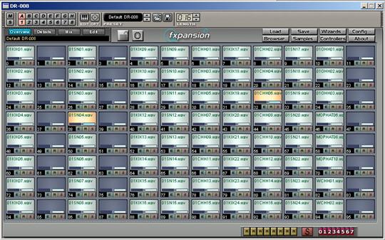 DR-008 Main Screen
